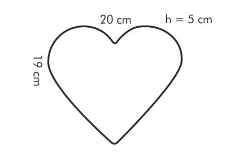 Трафарет цифры для торта сердца (40 фото)