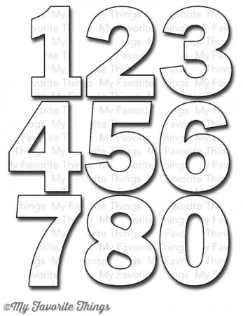 Трафаретная цифра 18