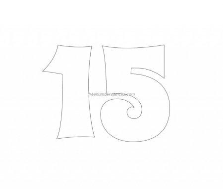Цифра 15