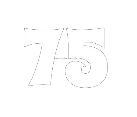 Цифра 75