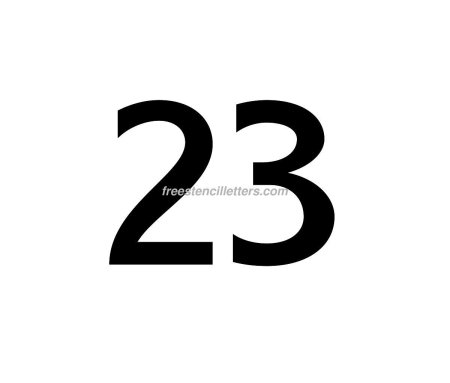 Цифра 23