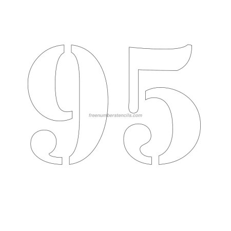 Цифра 80 трафарет для торта