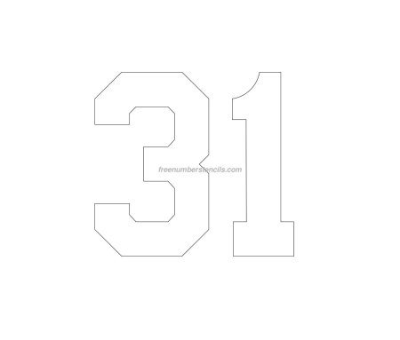 Трафарет 31