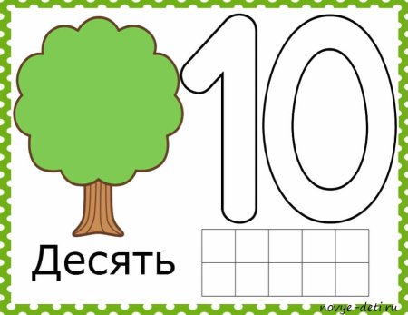 Цифры для лепки пластилином