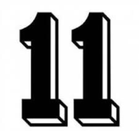 Цифра 11 раскраска