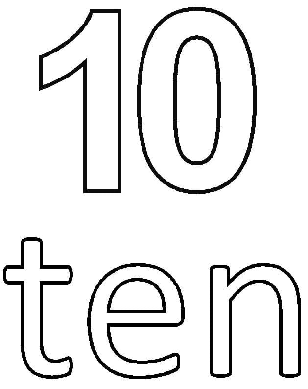 Выстроить цифру 10. Цифра 10 раскраска. Цифра десять раскраска. Цифра 10 картинки для печати. Цифра 10 для разукрашивания.