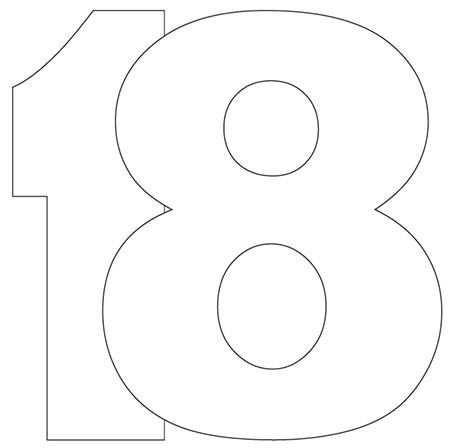 Трафарет 8 для торта