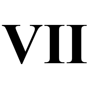 XII Римская цифра