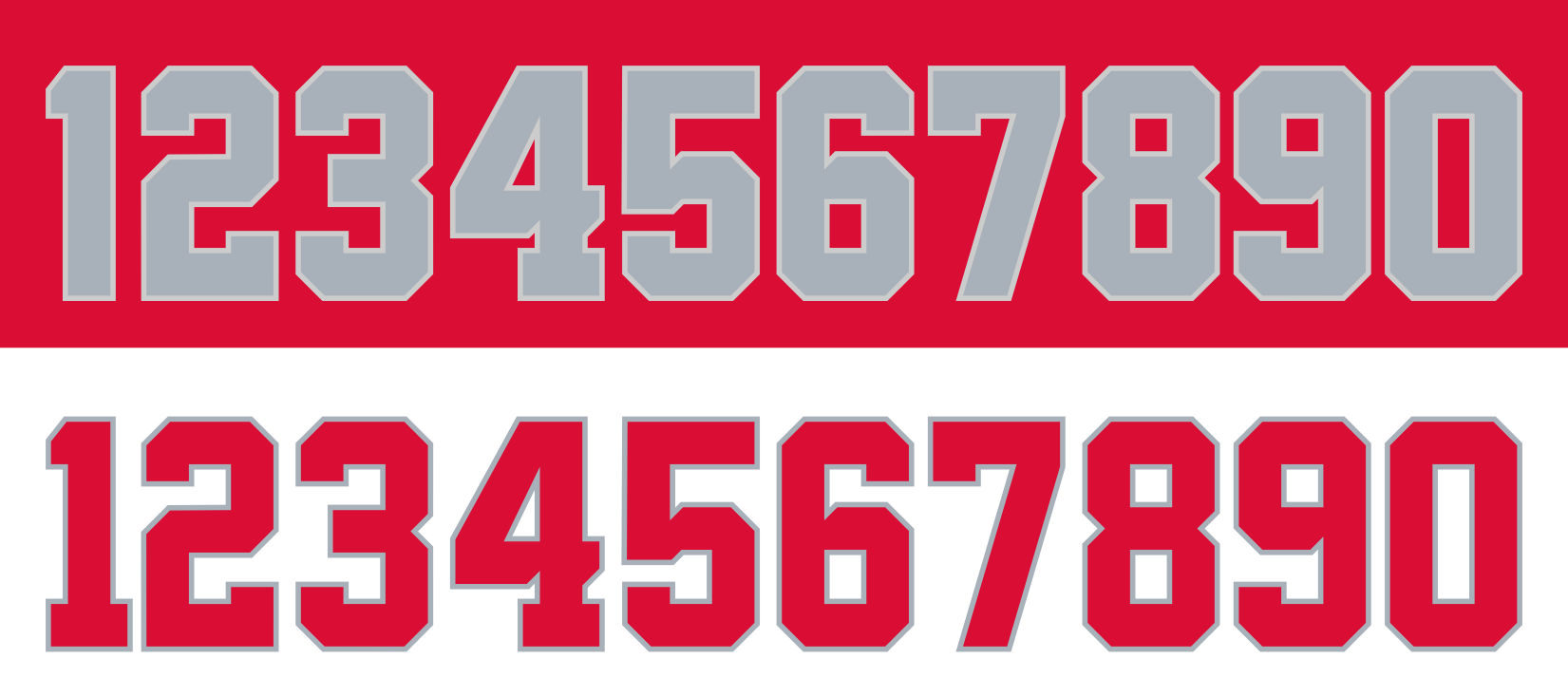 Шрифт жирный 1с. Хоккейные цифры. Шрифт для футбольной формы. Шрифт номеров на хоккейной форме. Спортивный шрифт.