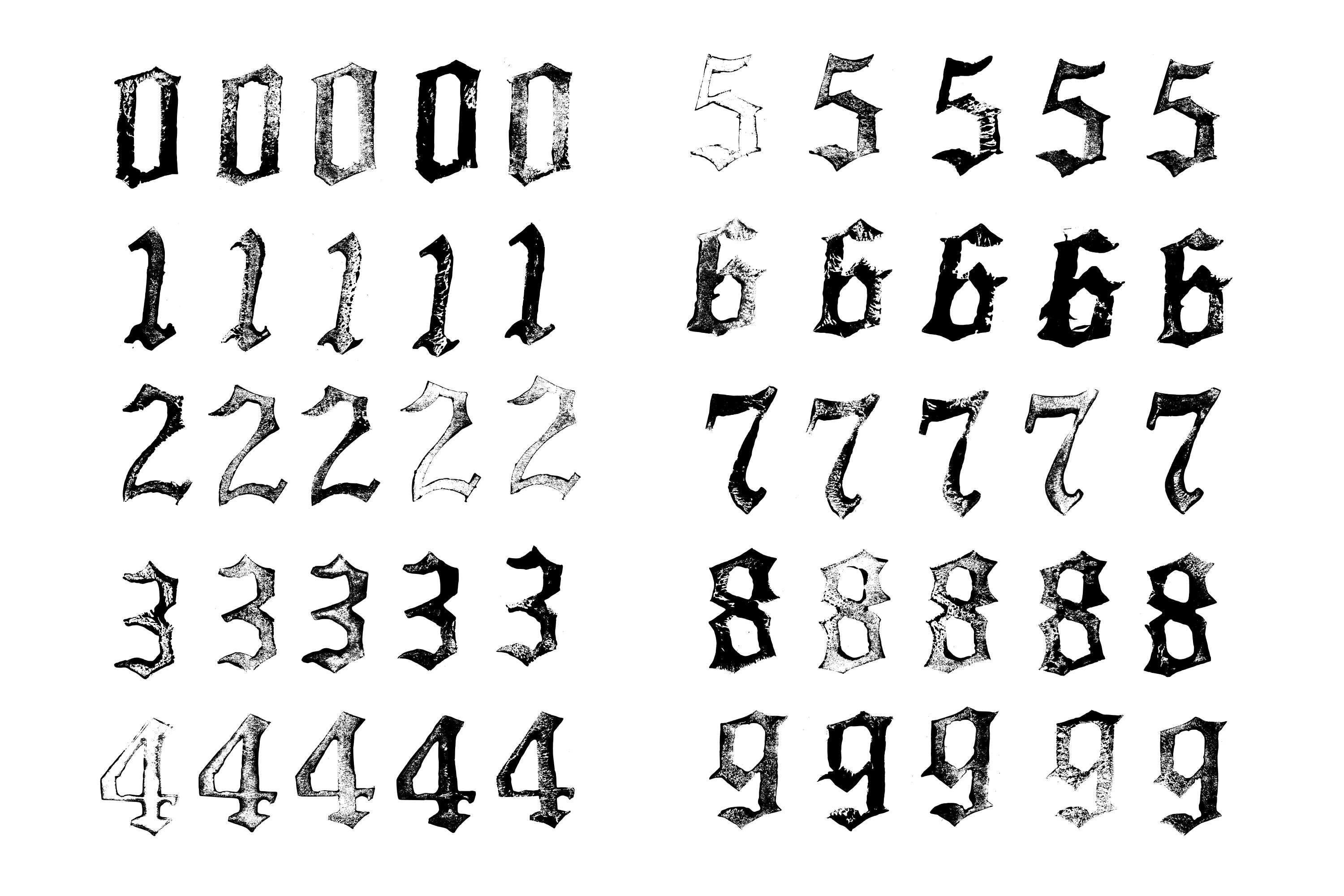 Цифра 1 шрифты. Цифры в стиле Готика. Готический шрифт цифры. Красивые цифры для тату. Красивый шрифт в готическом стиле.