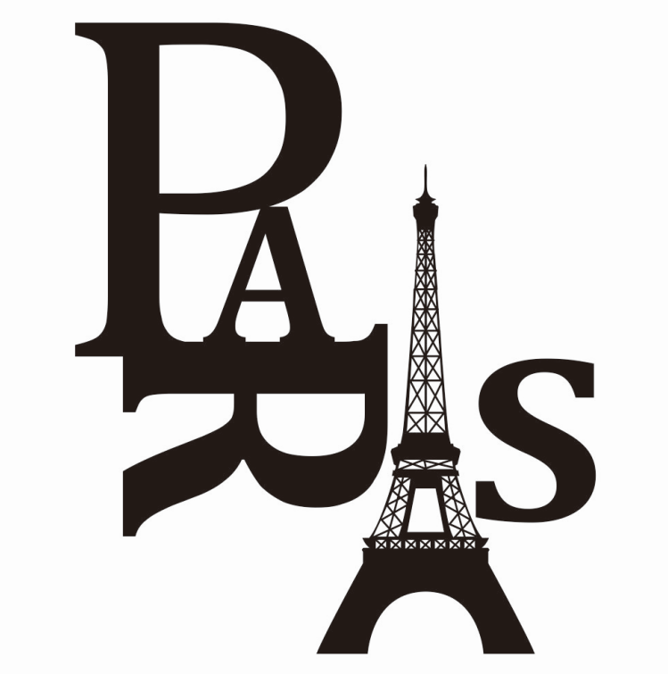 Париж надпись