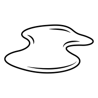 Лужа раскраска