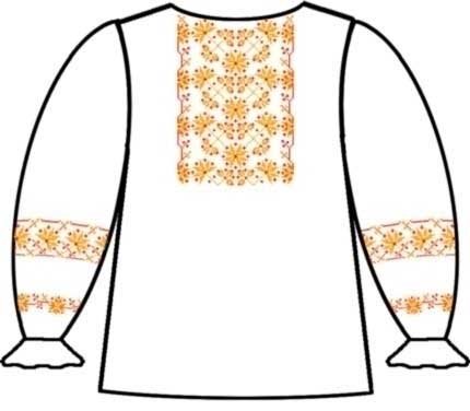 Шаблон русской рубахи