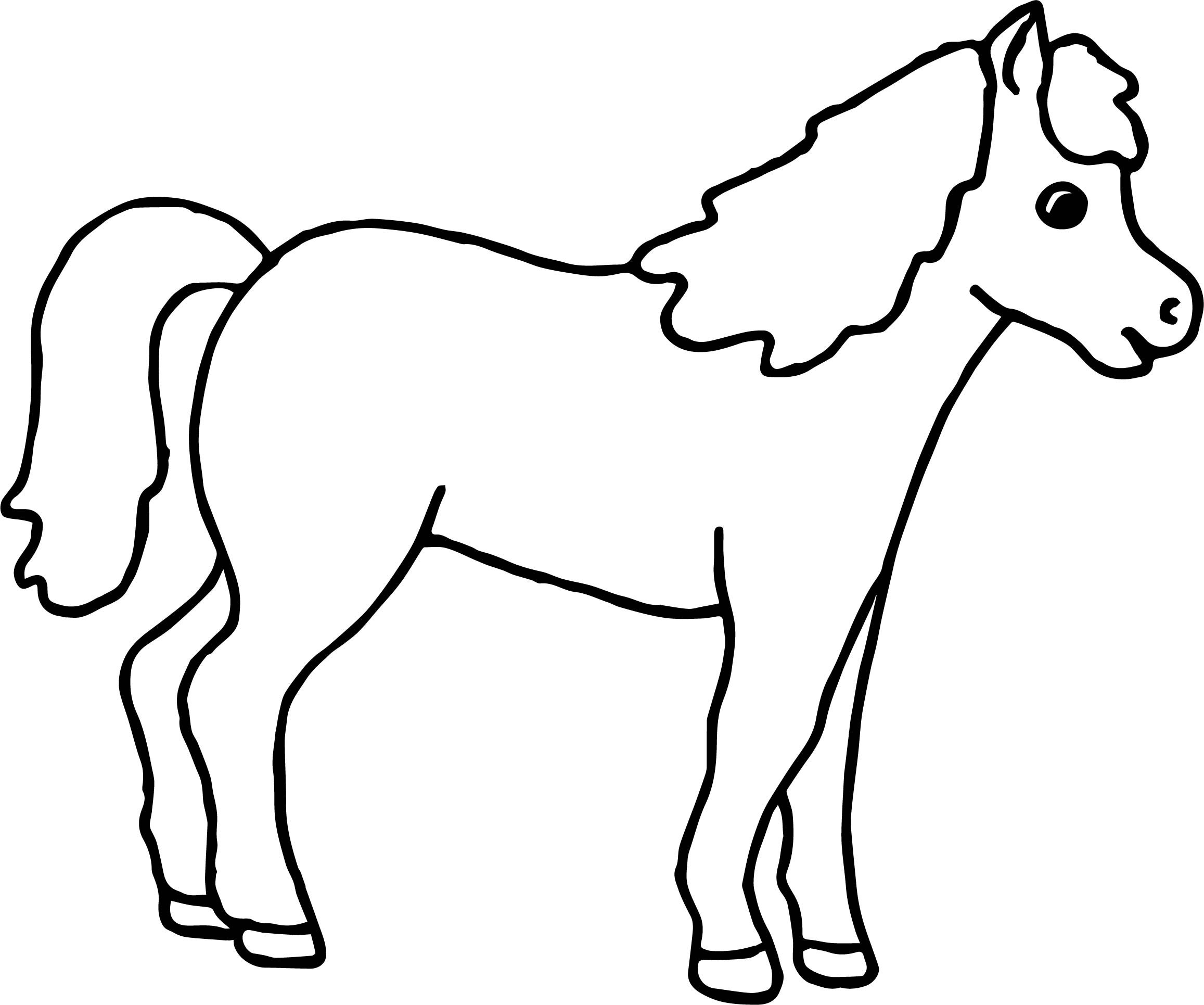 Лошадка для рисования