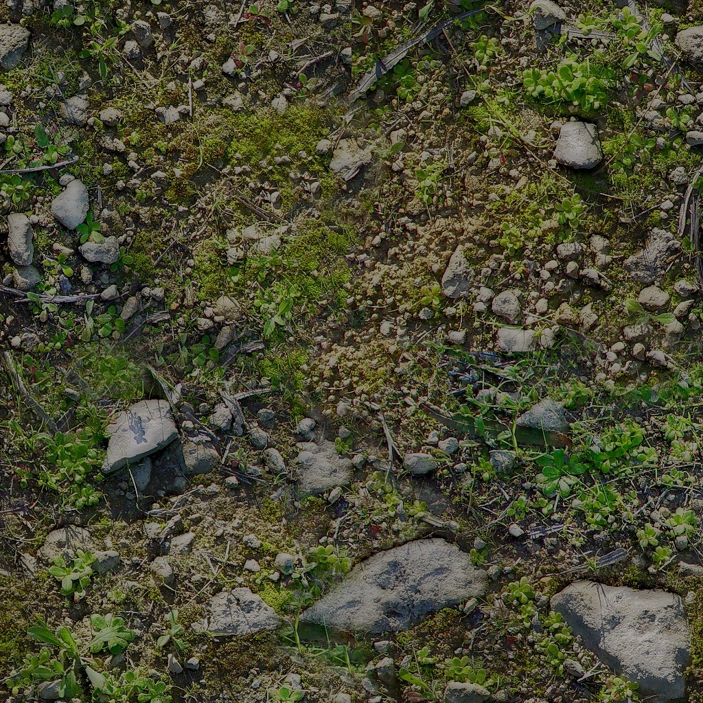 Текстура камня с травой