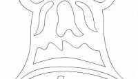 Колокол трафареты для вырезания на окна