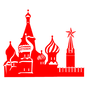 Спасская башня Кремля вытынанка