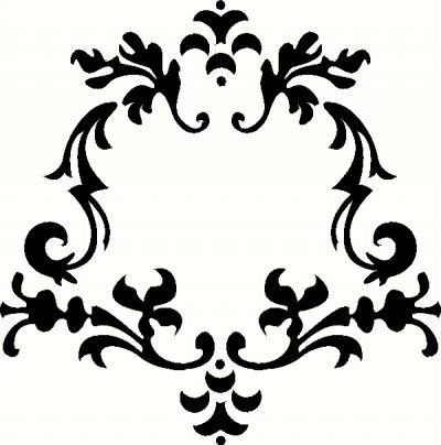 Трафареты рамок для декора