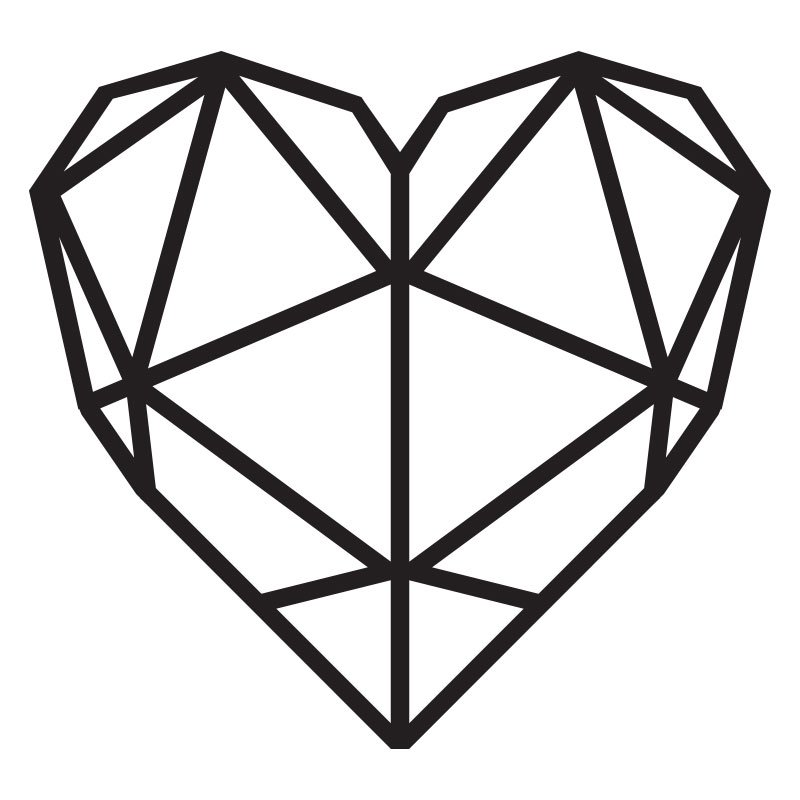 Dndm shape of my heart. Сердце геометрия. Гкеомитричиское серцо. Сердце Геометрическая фигура. Сердце с гранями.