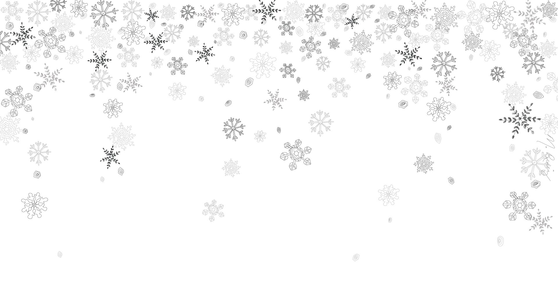 Снежинки на прозрачном фоне