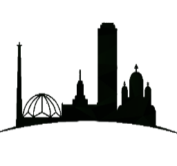 Силуэт Екатеринбурга вектор