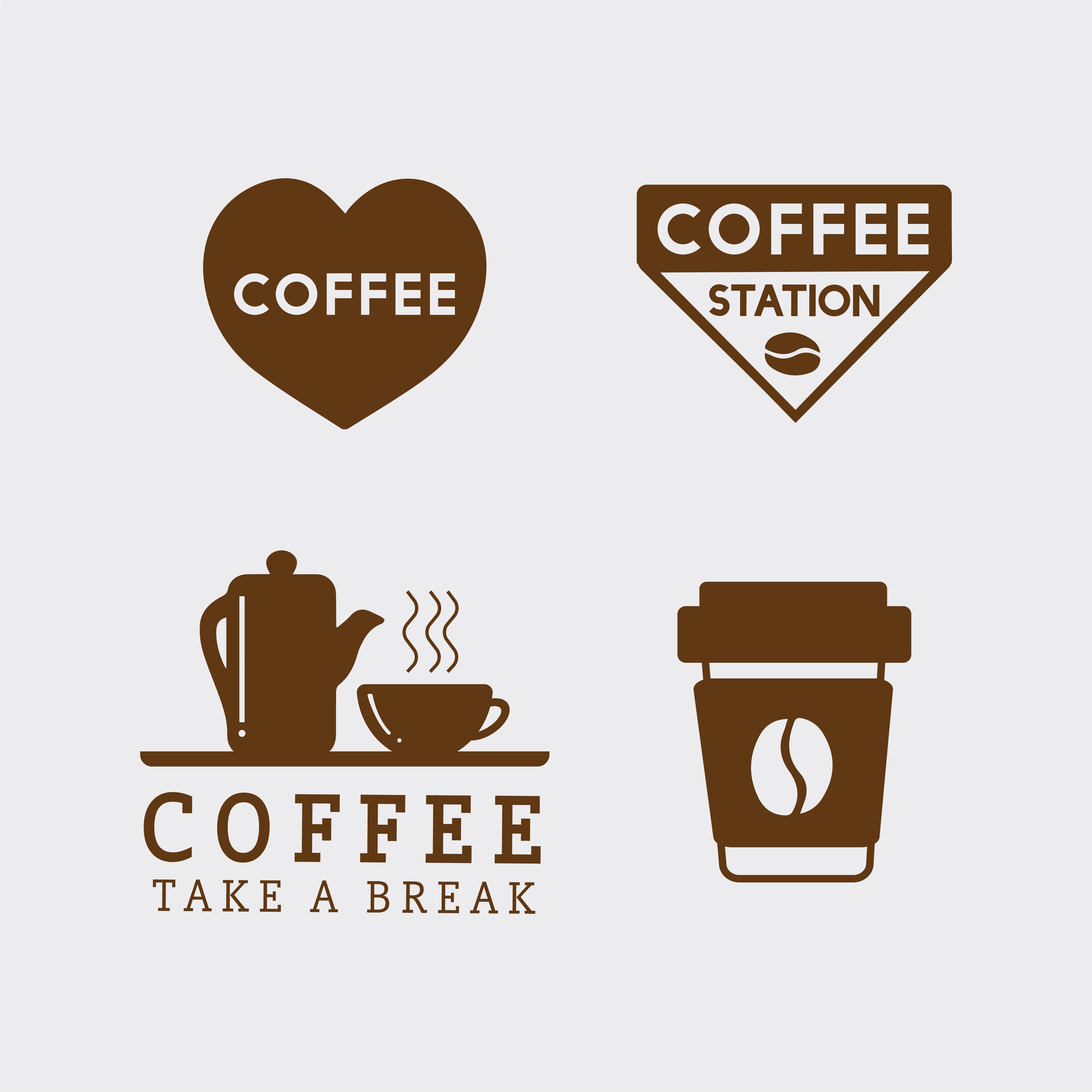 Логотип кофе с собой