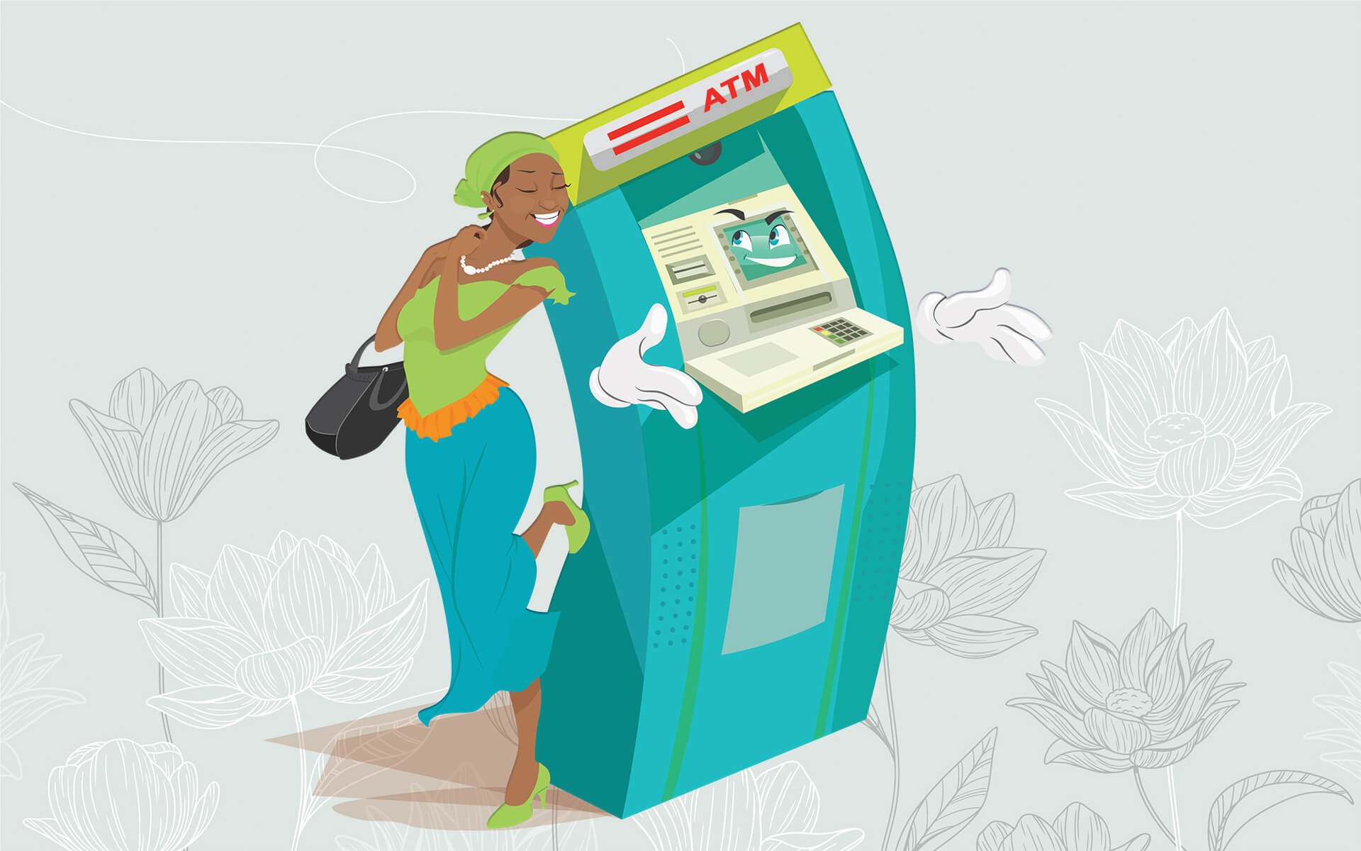 Люди активно используют банкоматы в повседневной жизни. Банкомат. Банкомат иллюстрация. Банкомат на прозрачном фоне. Банкомат мультяшный.