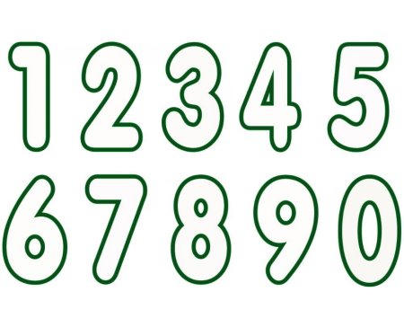 Цифры контур