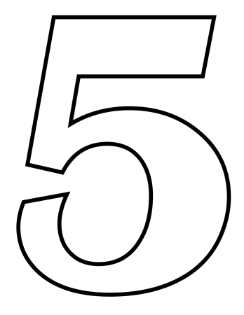 Макет цифры 3