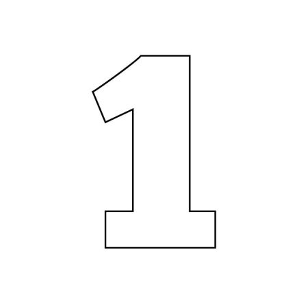 Цифра 13 трафарет для торта