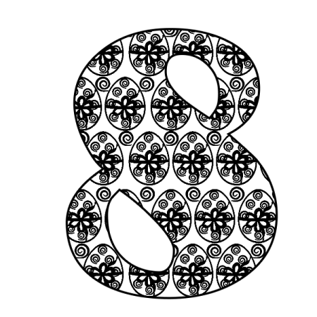 Трафарет 8