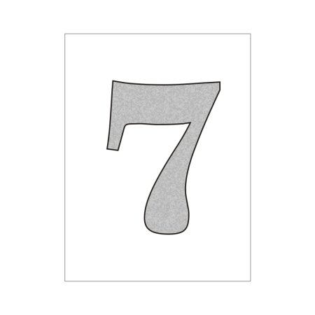 Пряник цифра 7