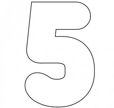 Макет цифры 3