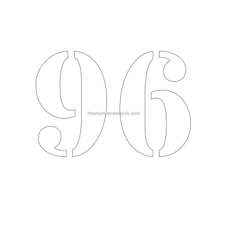 Цифра 50 трафарет для торта