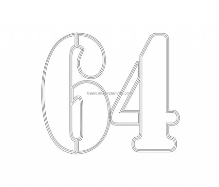 Трафарет 64