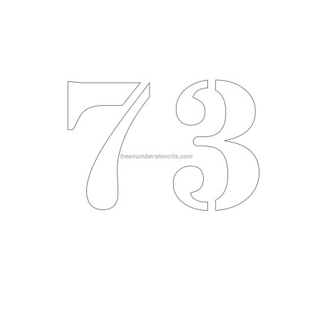 Цифра 29 трафарет для вырезания