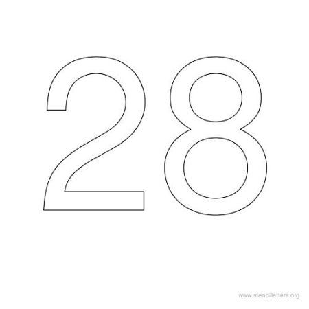 Цифра 28