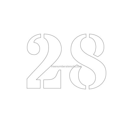 Трафарет 28