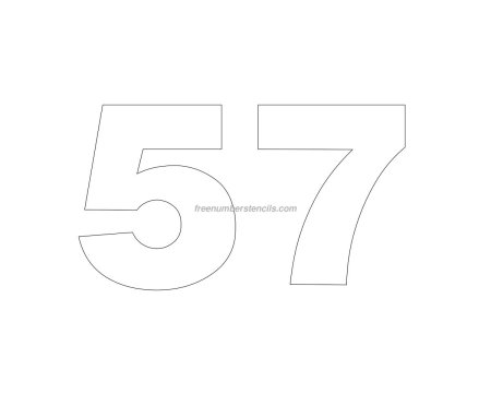 Трафарет цифр для гаража