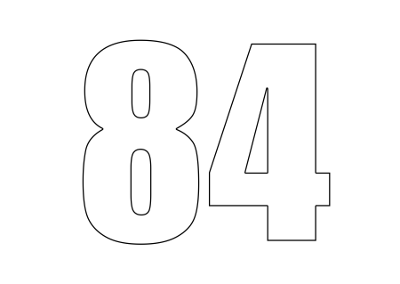 Цифра 27 трафарет для вырезания