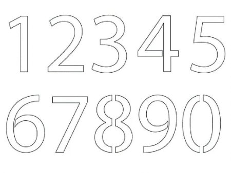 Цифры 37 раскраска