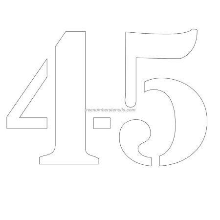 Number 4 Coloring Pages