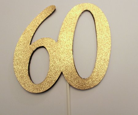 Цифра 60 трафарет для торта