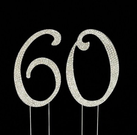 Цифра 60 трафарет для торта