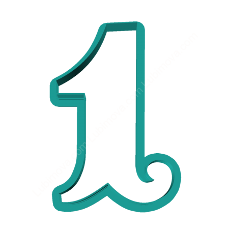 Трафарет цифры 16 для вырезания