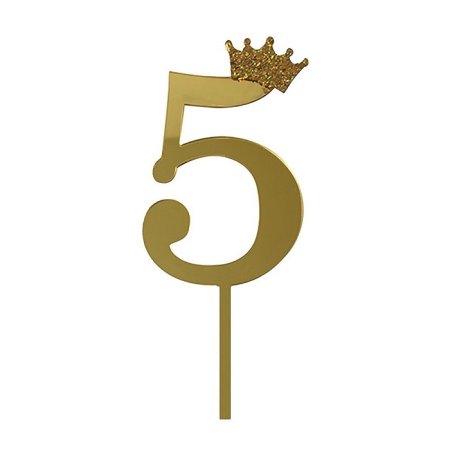 Топпер "цифра 5"