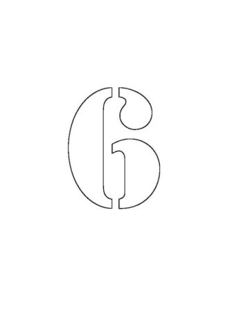 Цифры для вырезания