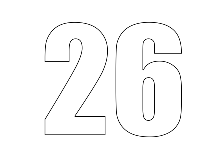 Раскраска цифры