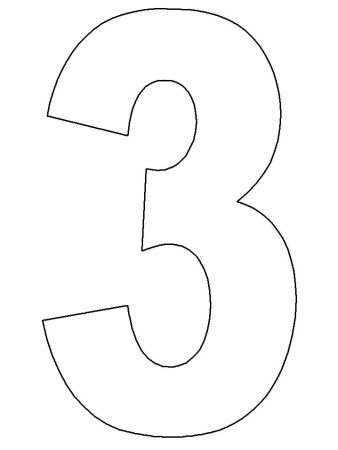Цифра 6 макет
