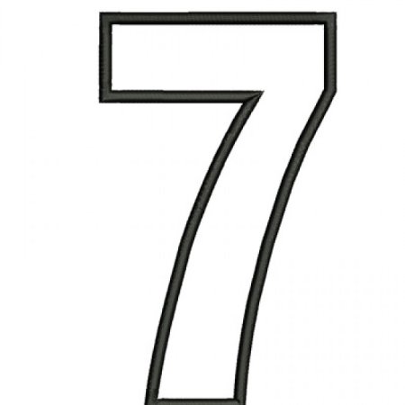 Торт цифра 7